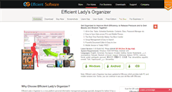 Desktop Screenshot of ladysorganizer.com