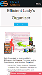Mobile Screenshot of ladysorganizer.com